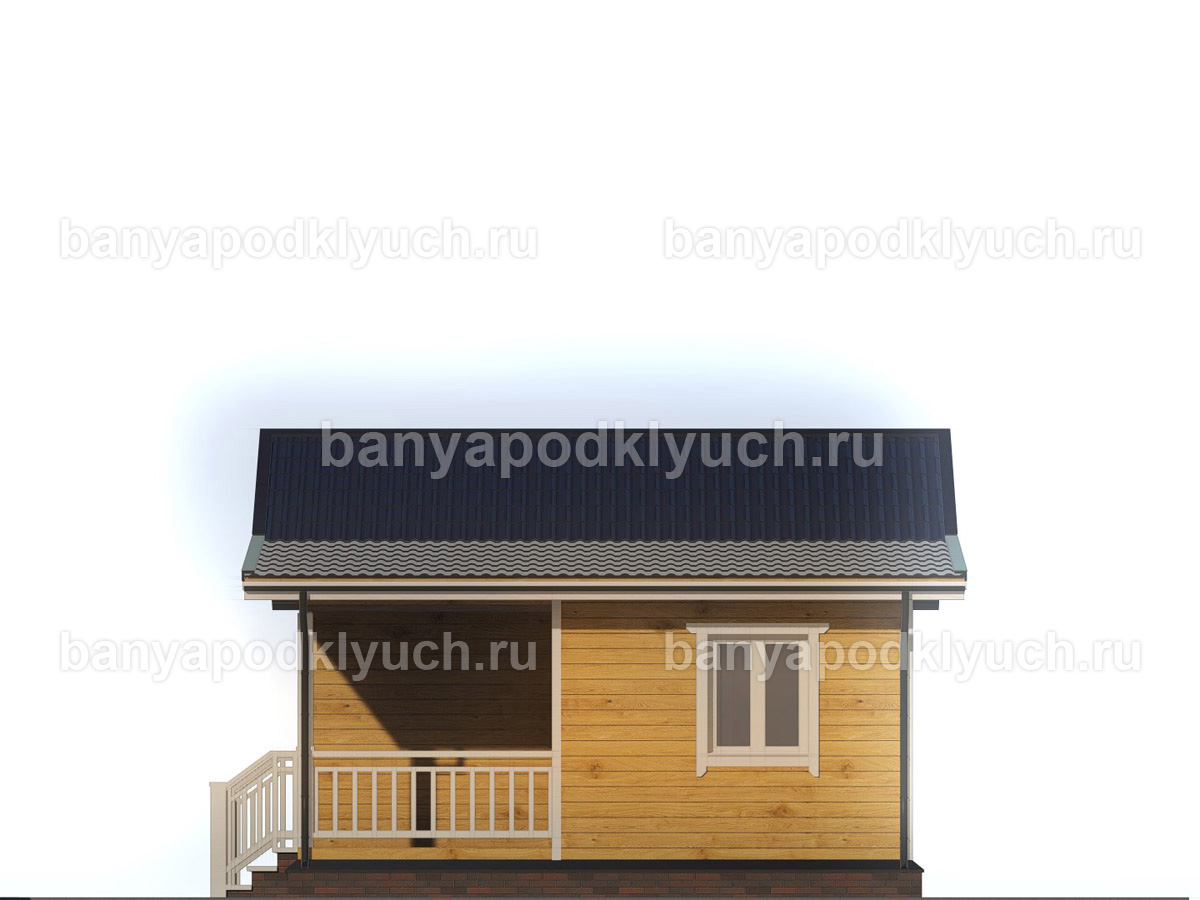 Баня из бруса 6x6 м Баня из бруса 6x6 м