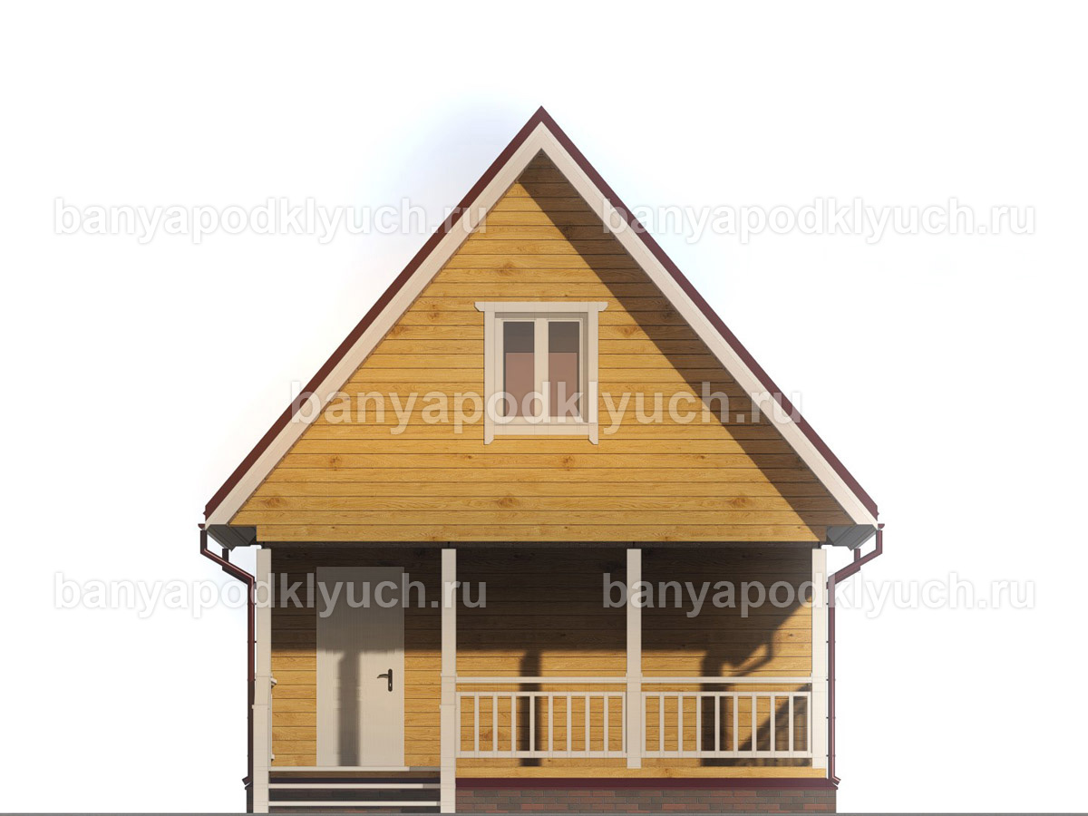 Баня из бруса 6x6 м Баня из бруса 6x6 м