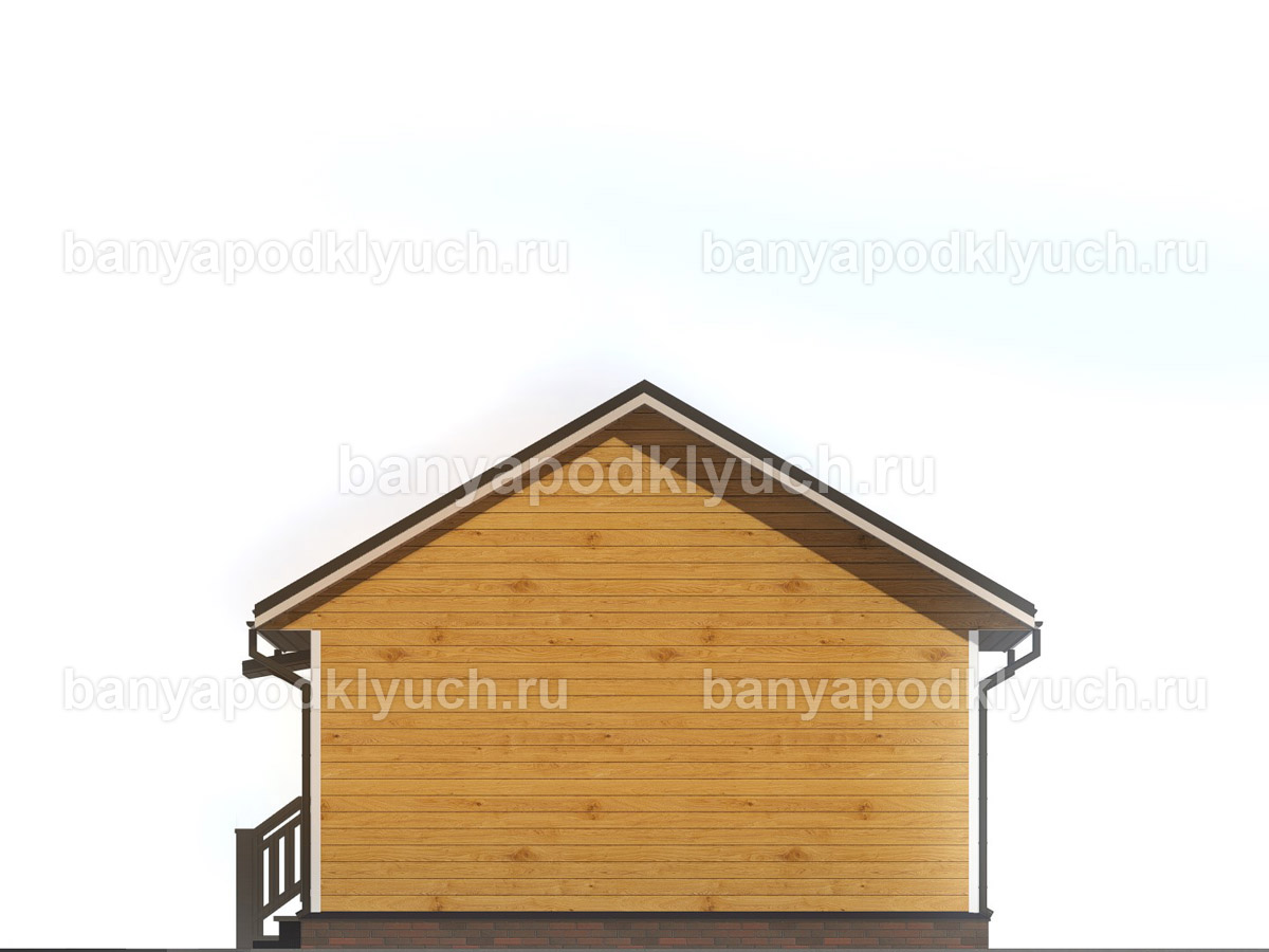 Баня из бруса 6x6 м Баня из бруса 6x6 м