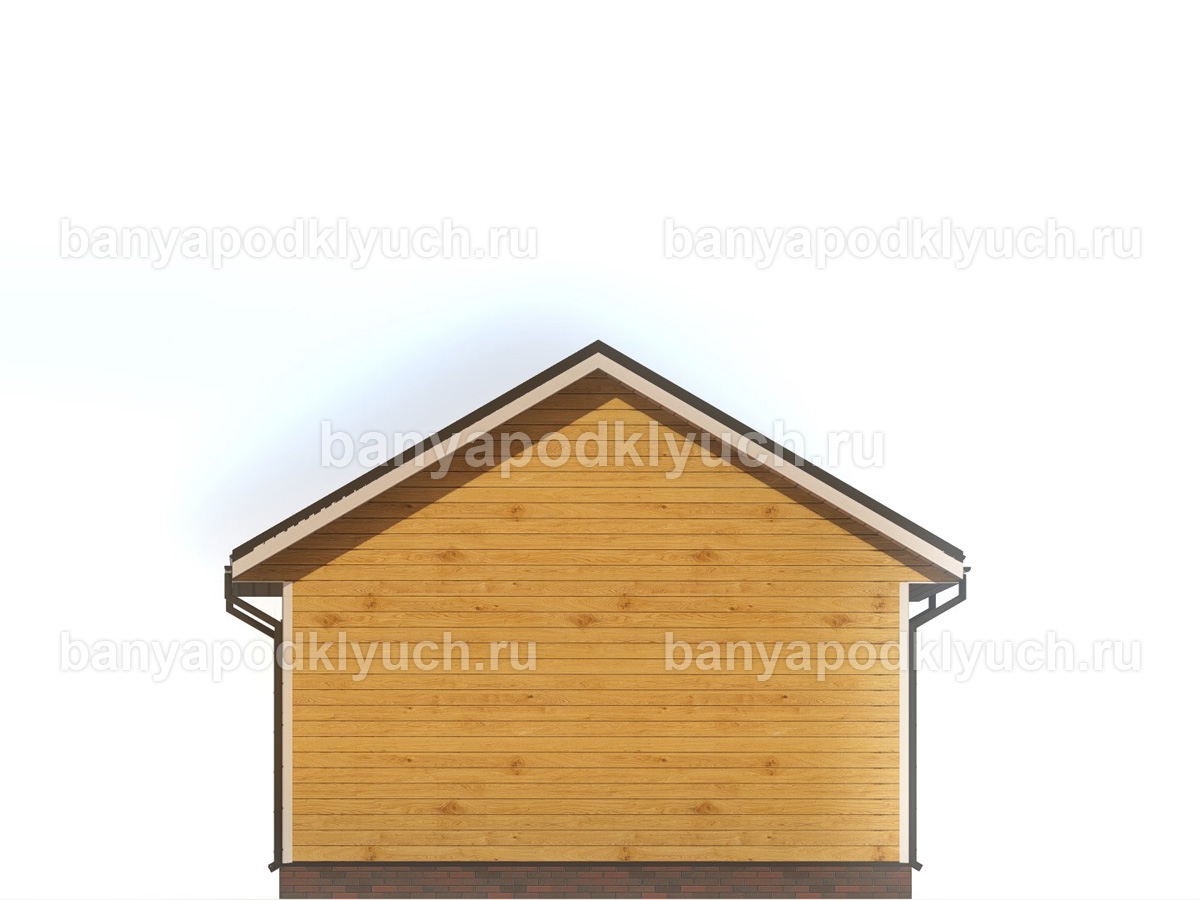 Баня из бруса 6x6 м Баня из бруса 6x6 м