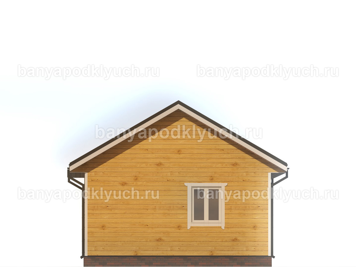 Баня из бруса 6.5x6 м Баня из бруса 6.5x6 м
