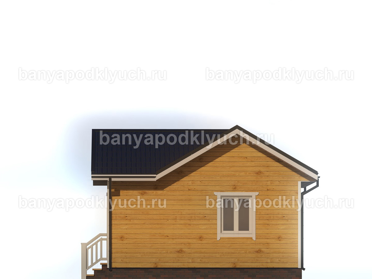 Баня из бруса 6x6 м Баня из бруса 6x6 м