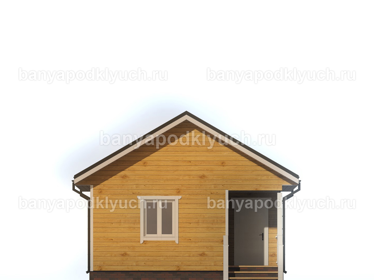 Баня из бруса 6x6 м Баня из бруса 6x6 м