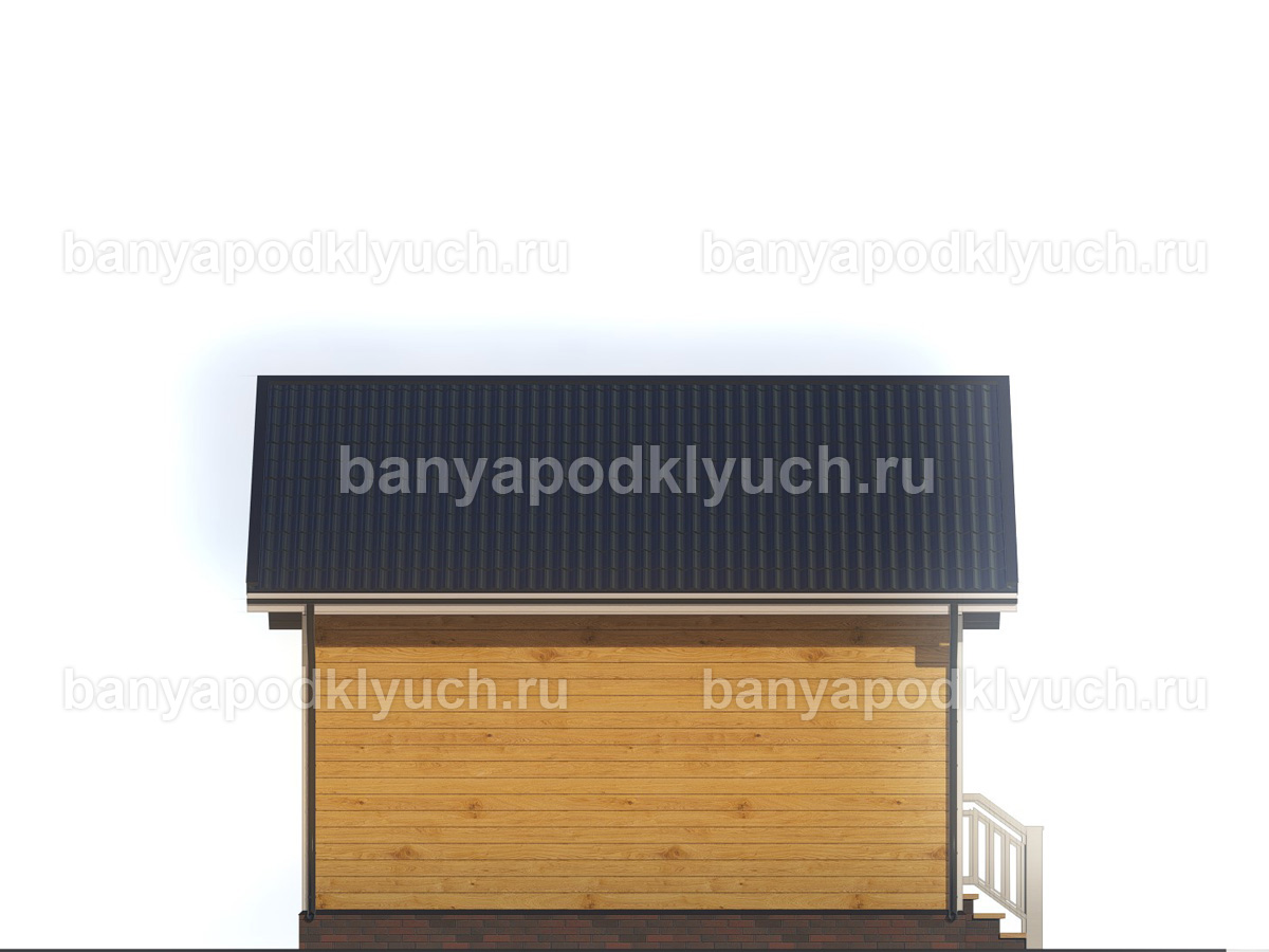 Баня из бруса 6x6 м Баня из бруса 6x6 м