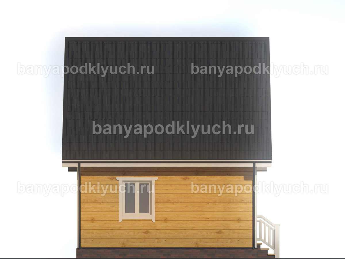 Баня из бруса 6x6 м Баня из бруса 6x6 м