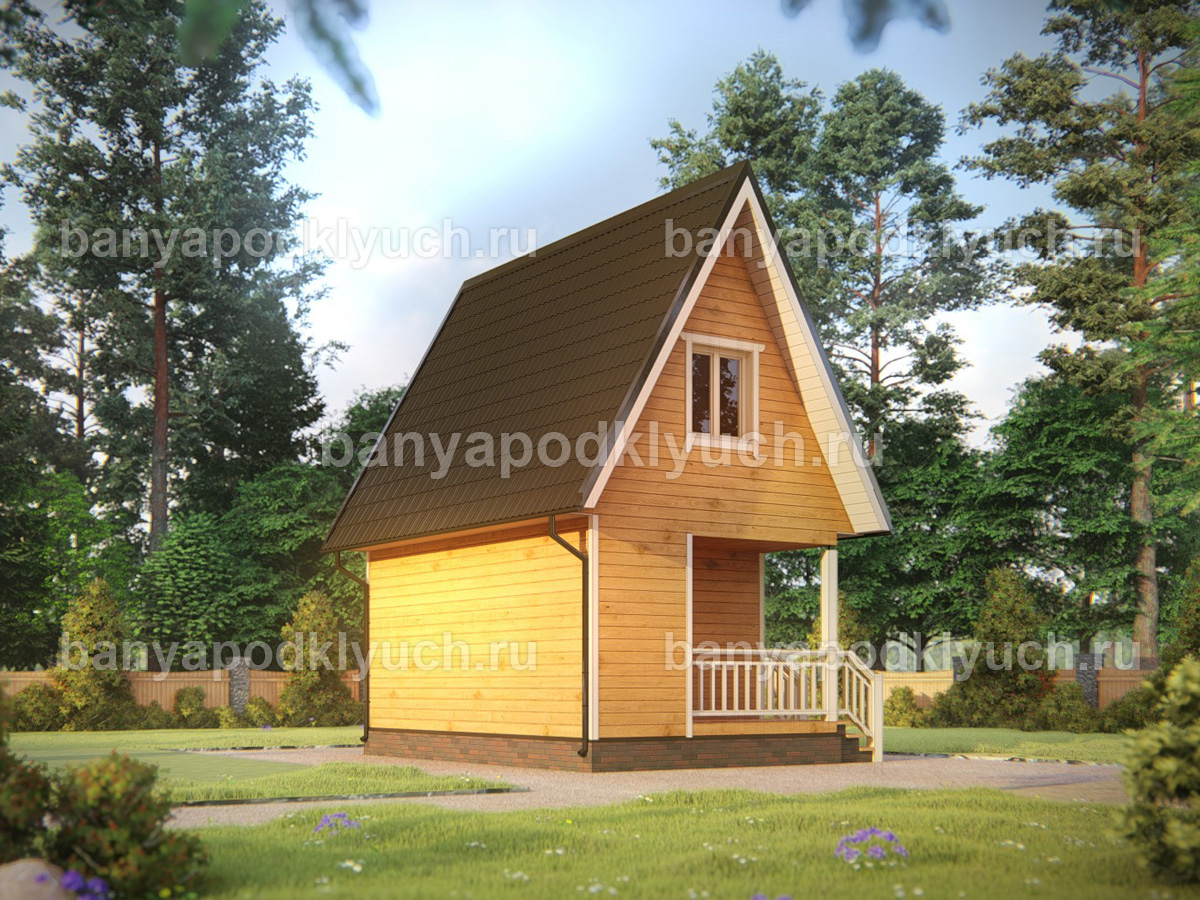 Баня из бруса 6x4 м Баня из бруса 6x4 м