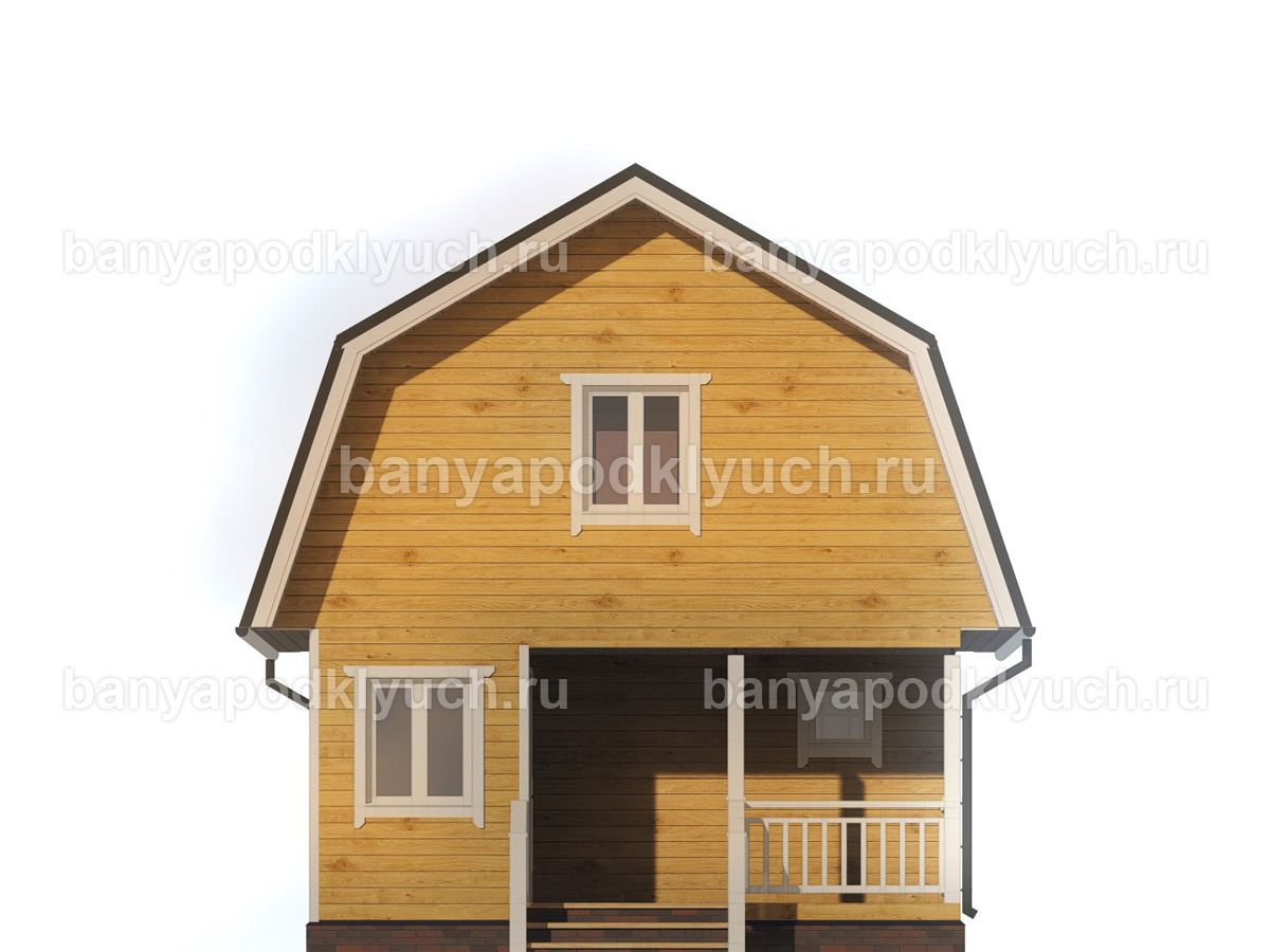 Баня из бруса 6x6 м Баня из бруса 6x6 м
