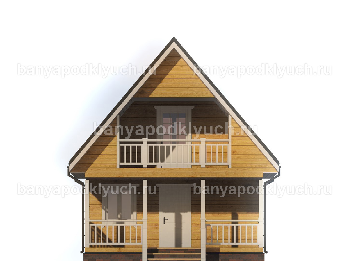Баня из бруса 6x6 м Баня из бруса 6x6 м