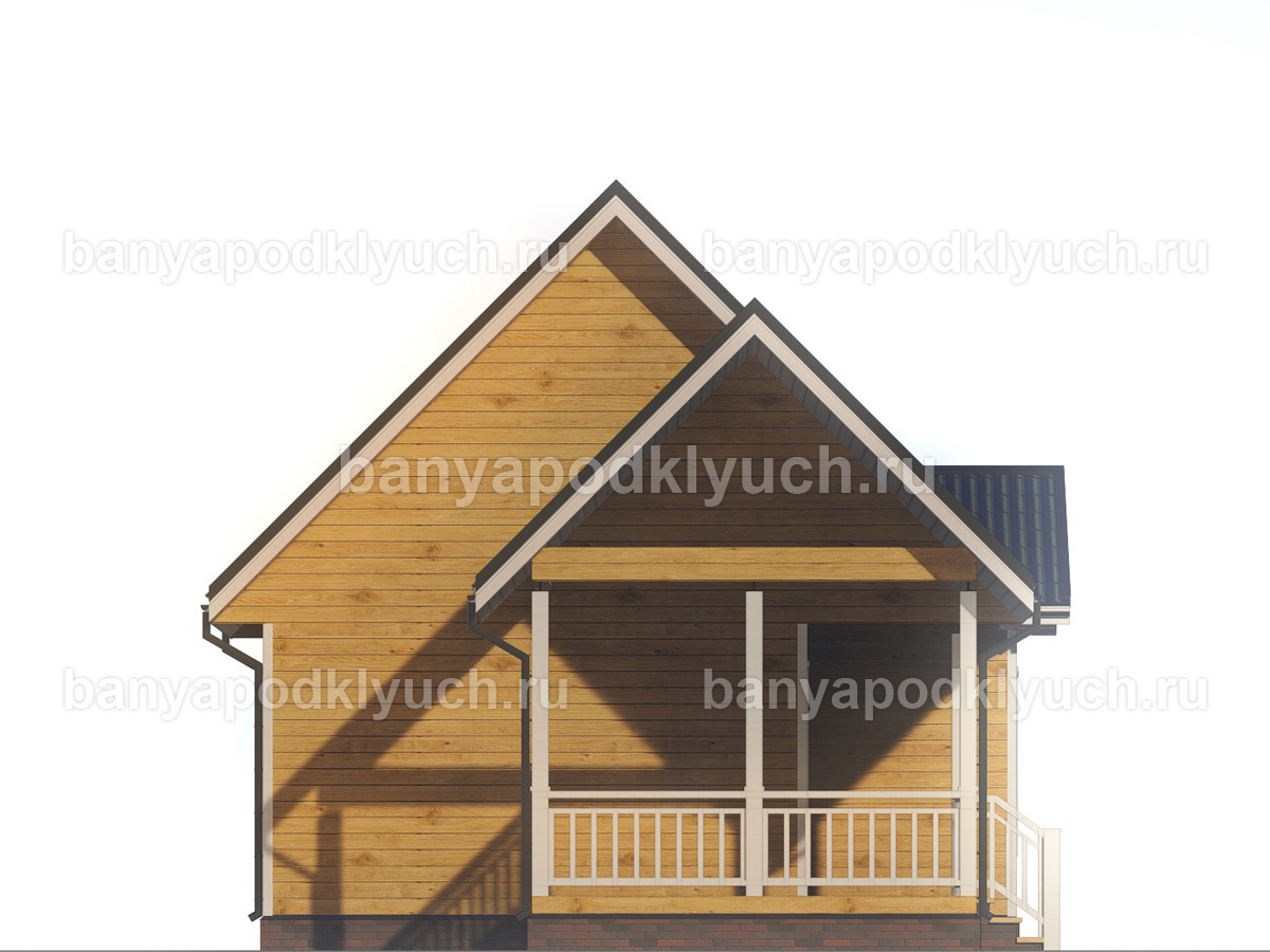 Баня из бруса 9.5x7 м Баня из бруса 9.5x7 м