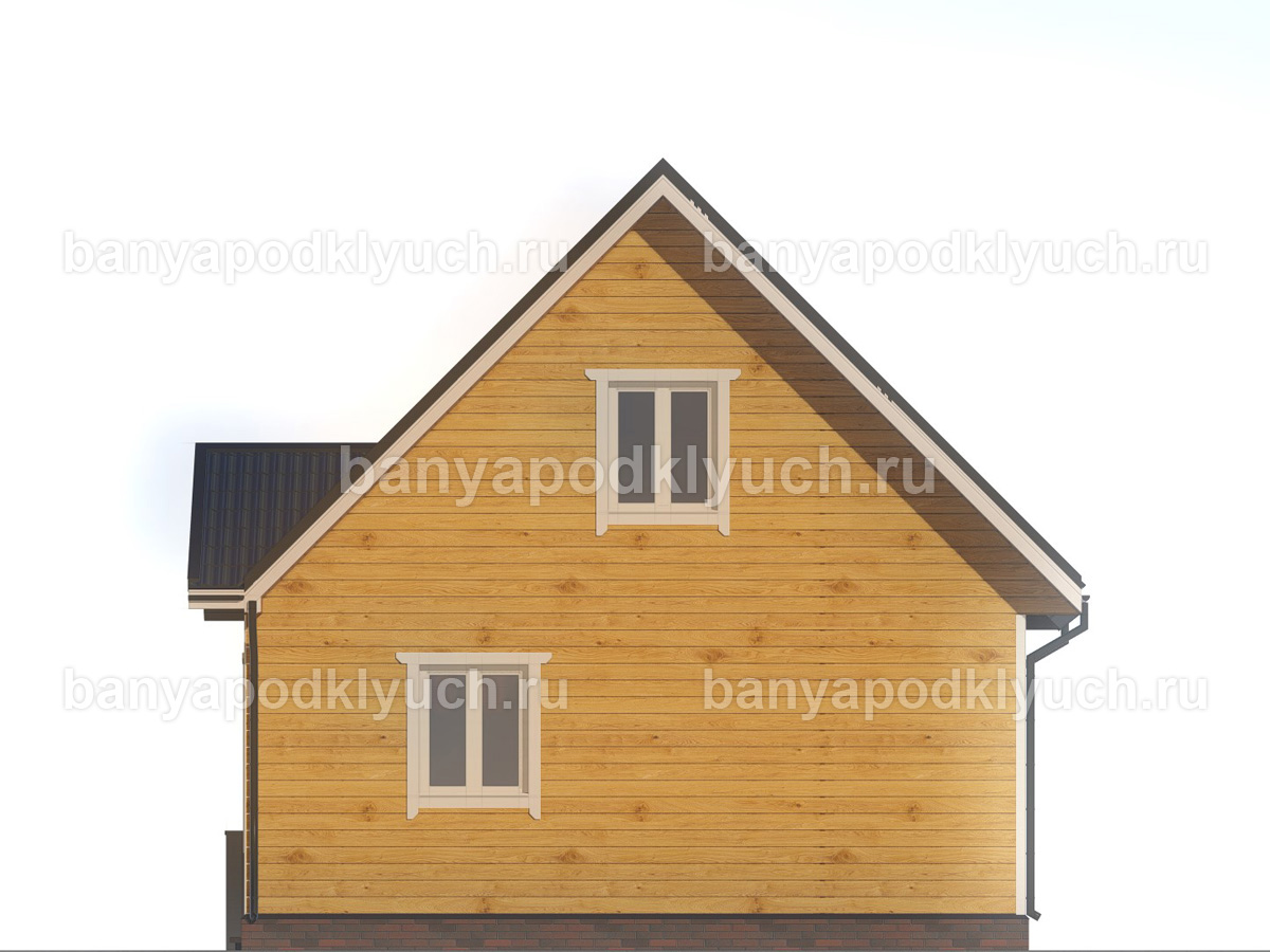 Баня из бруса 9.5x7 м Баня из бруса 9.5x7 м