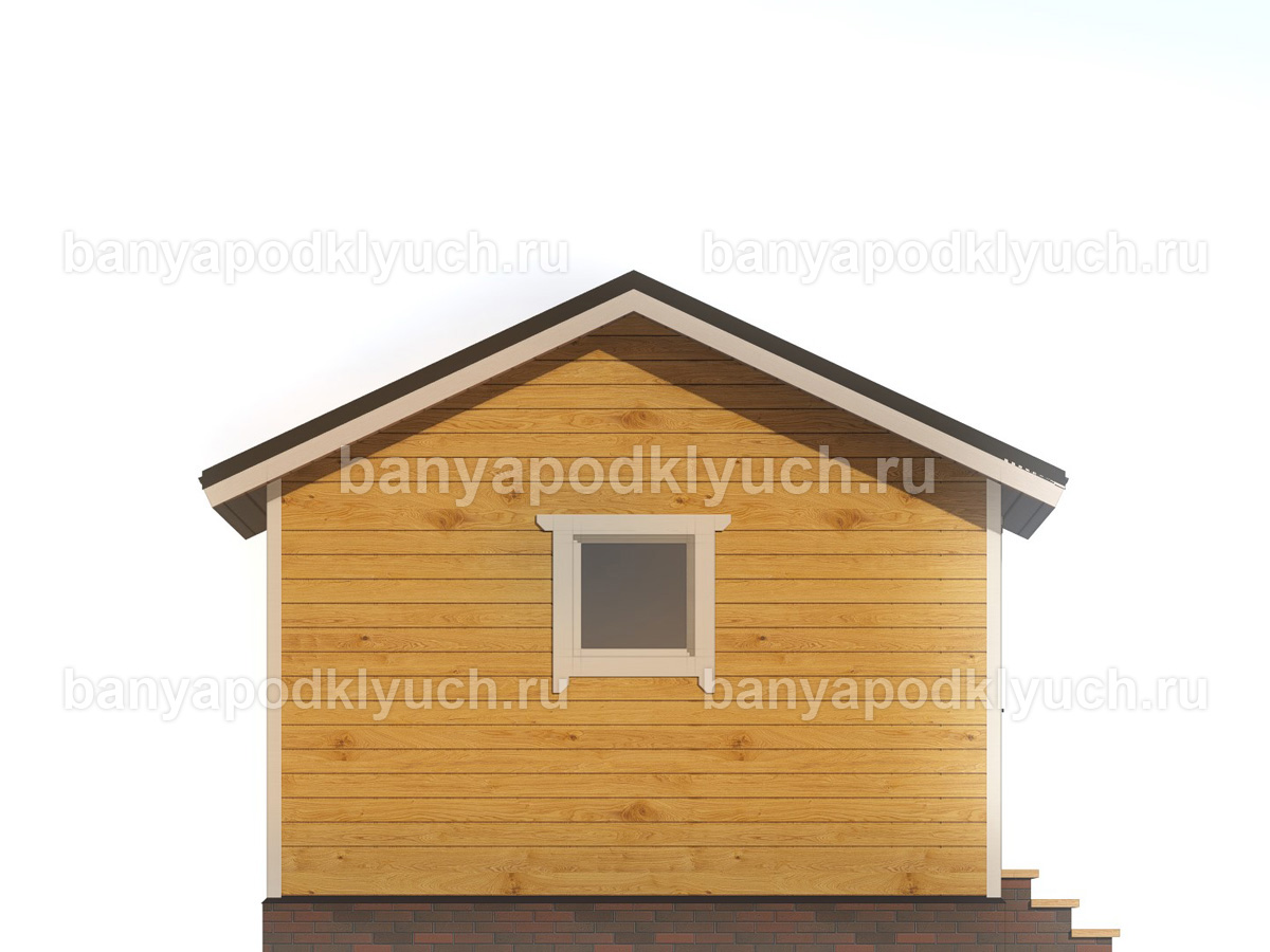Баня из бруса 6x4,5 м Баня из бруса 6x4,5 м