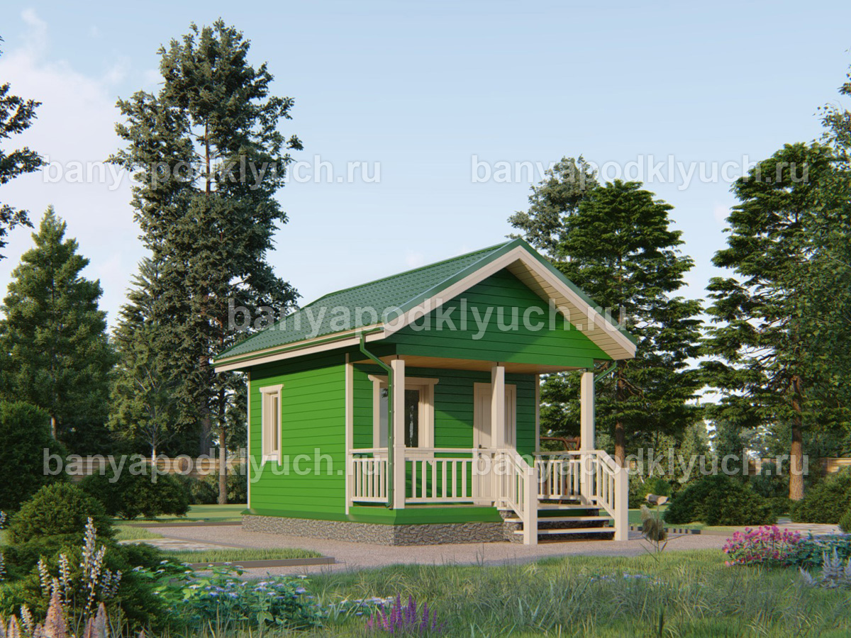 Каркасная баня 5.5x4 м Каркасная баня 5.5x4 м