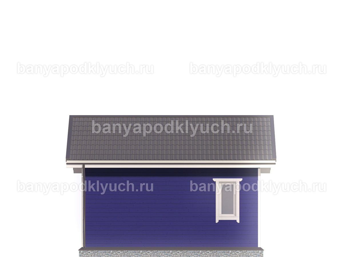 Каркасная баня 6x4.5 м Каркасная баня 6x4.5 м
