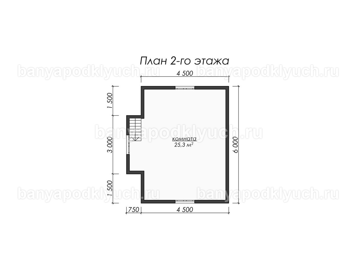 Каркасная баня 6x6 м Каркасная баня 6x6 м