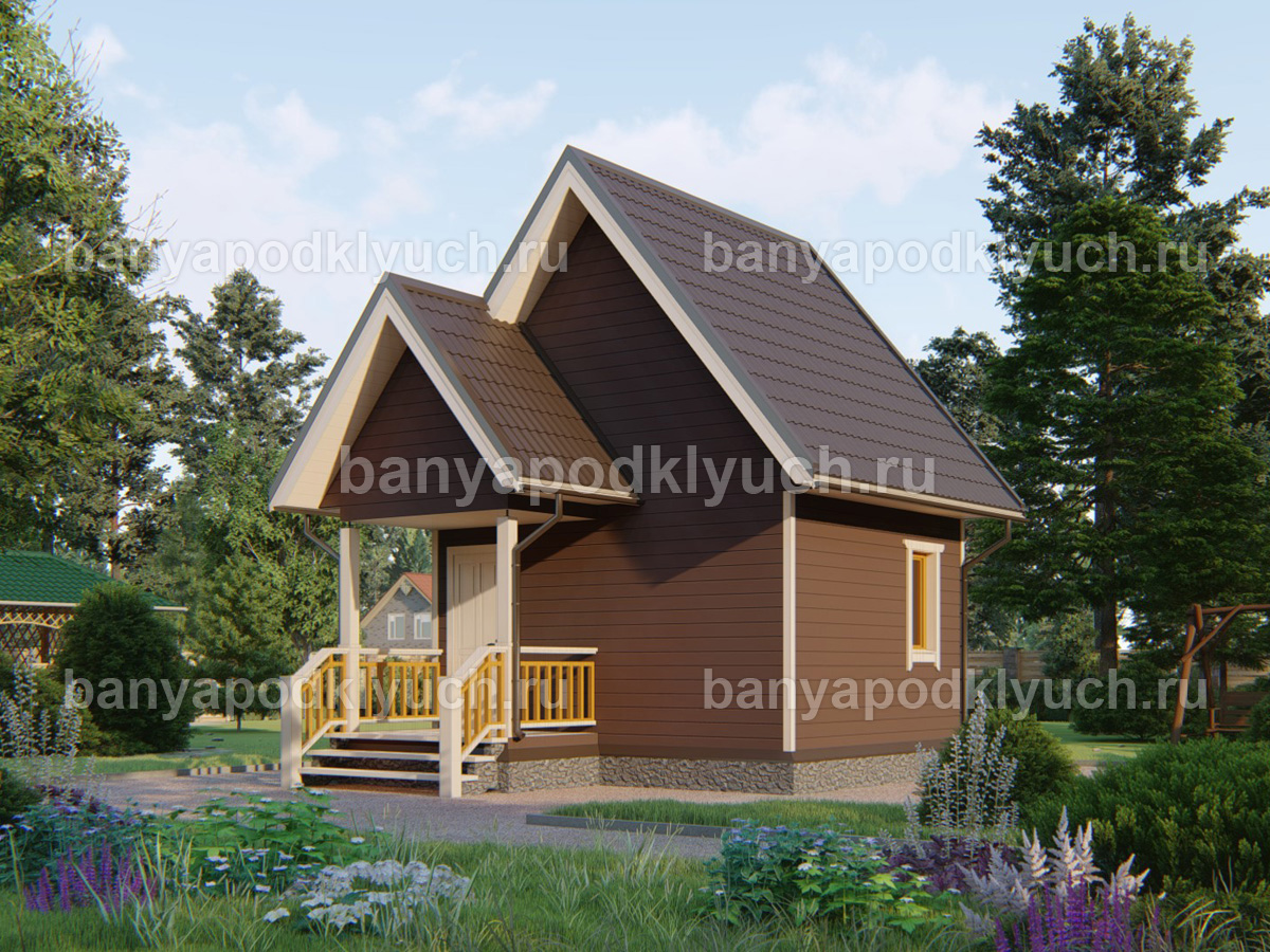 Каркасная баня 5x4 м Каркасная баня 5x4 м