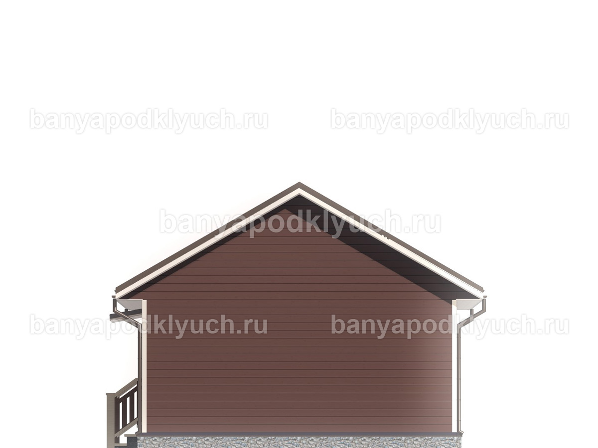 Каркасная баня 6x6 м Каркасная баня 6x6 м