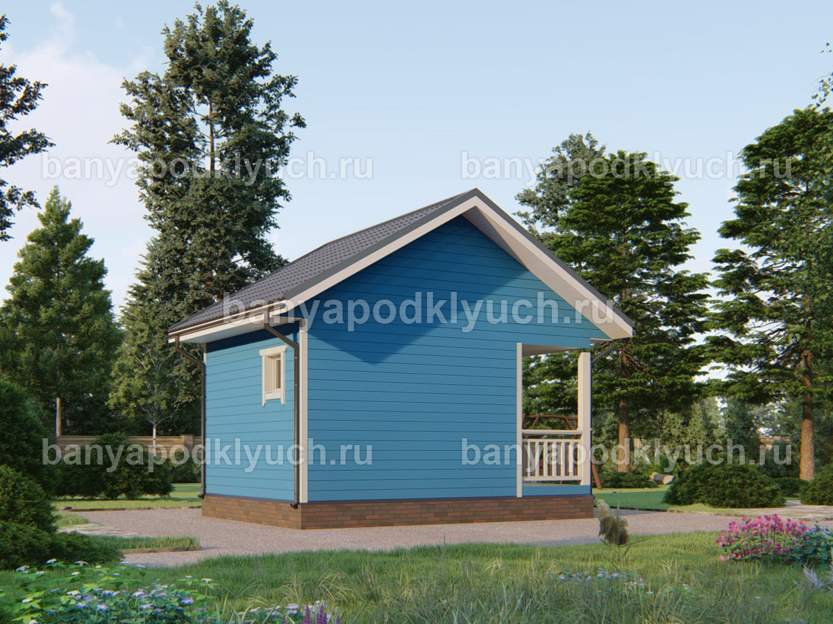 Каркасная баня 5.5x4 м Каркасная баня 5.5x4 м