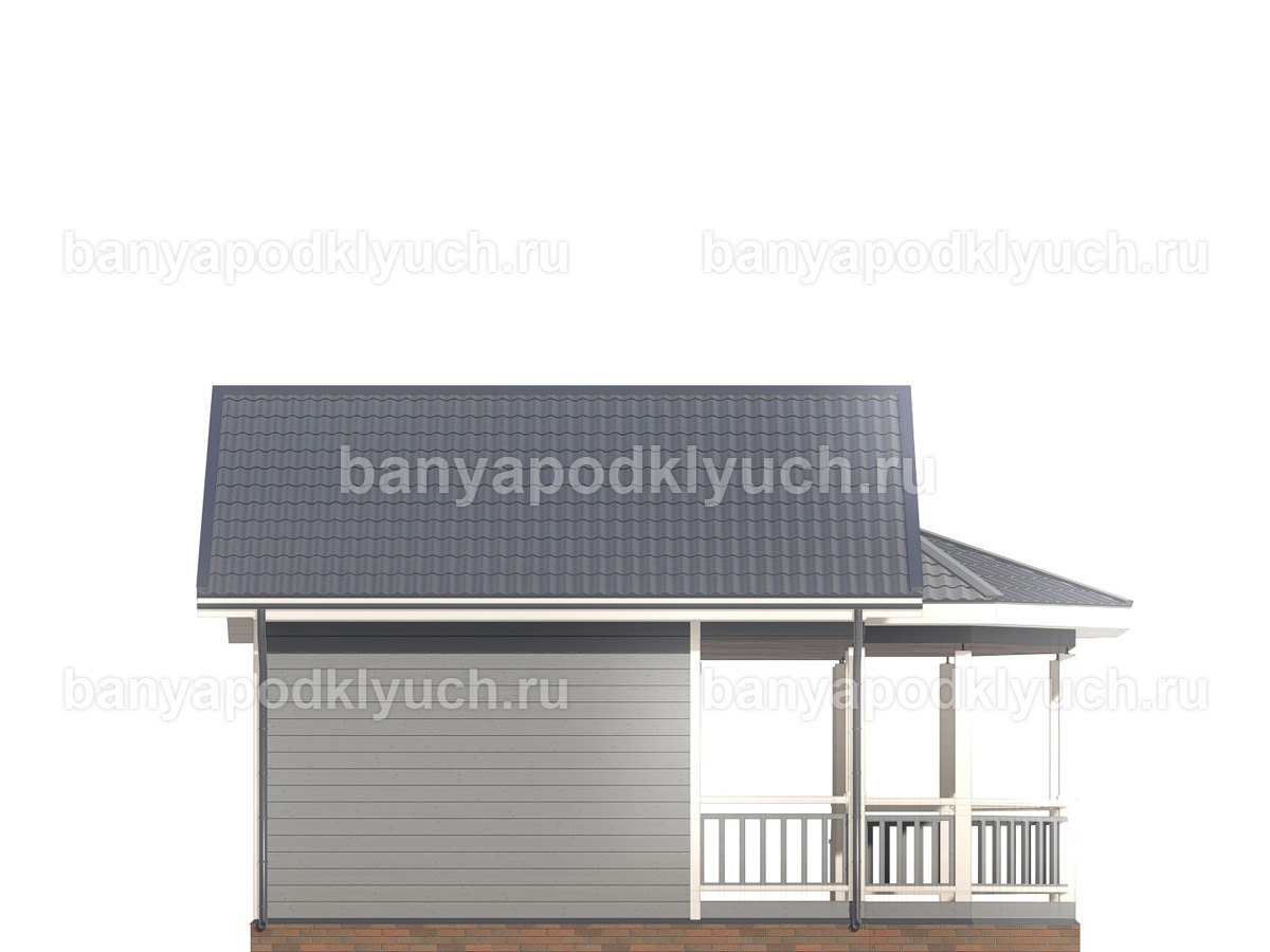 Каркасная баня 7.5x6 м Каркасная баня 7.5x6 м