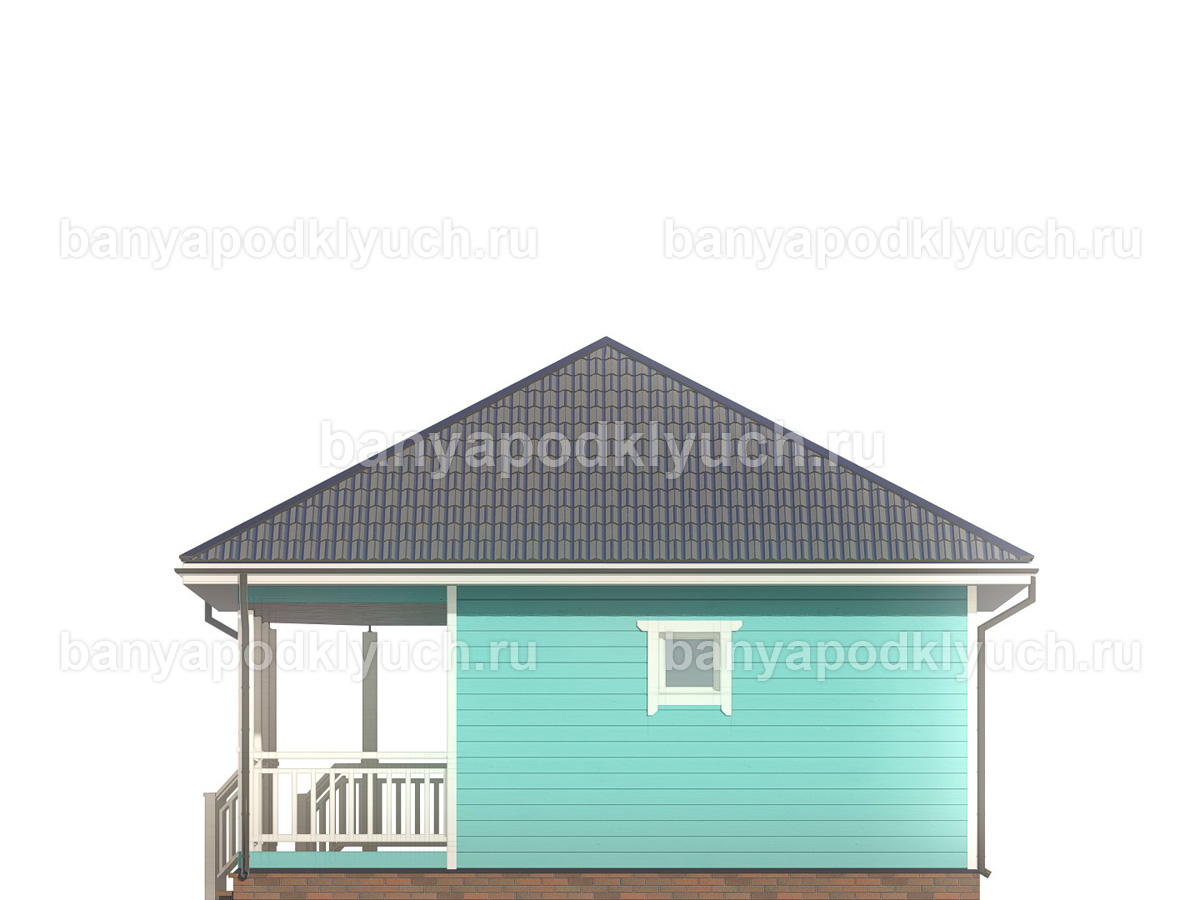 Каркасная баня 7x7 м Каркасная баня 7x7 м