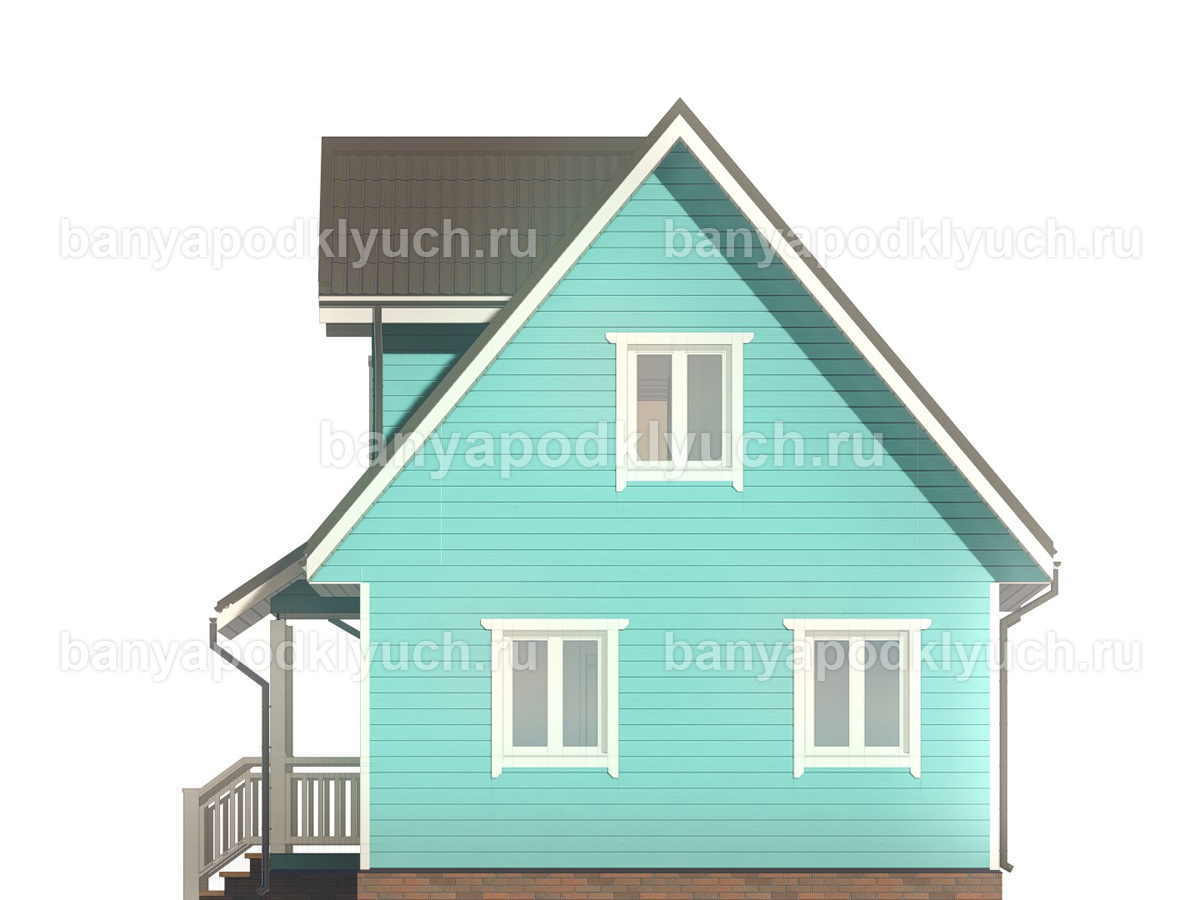 Каркасная баня 8x6 м Каркасная баня 8x6 м