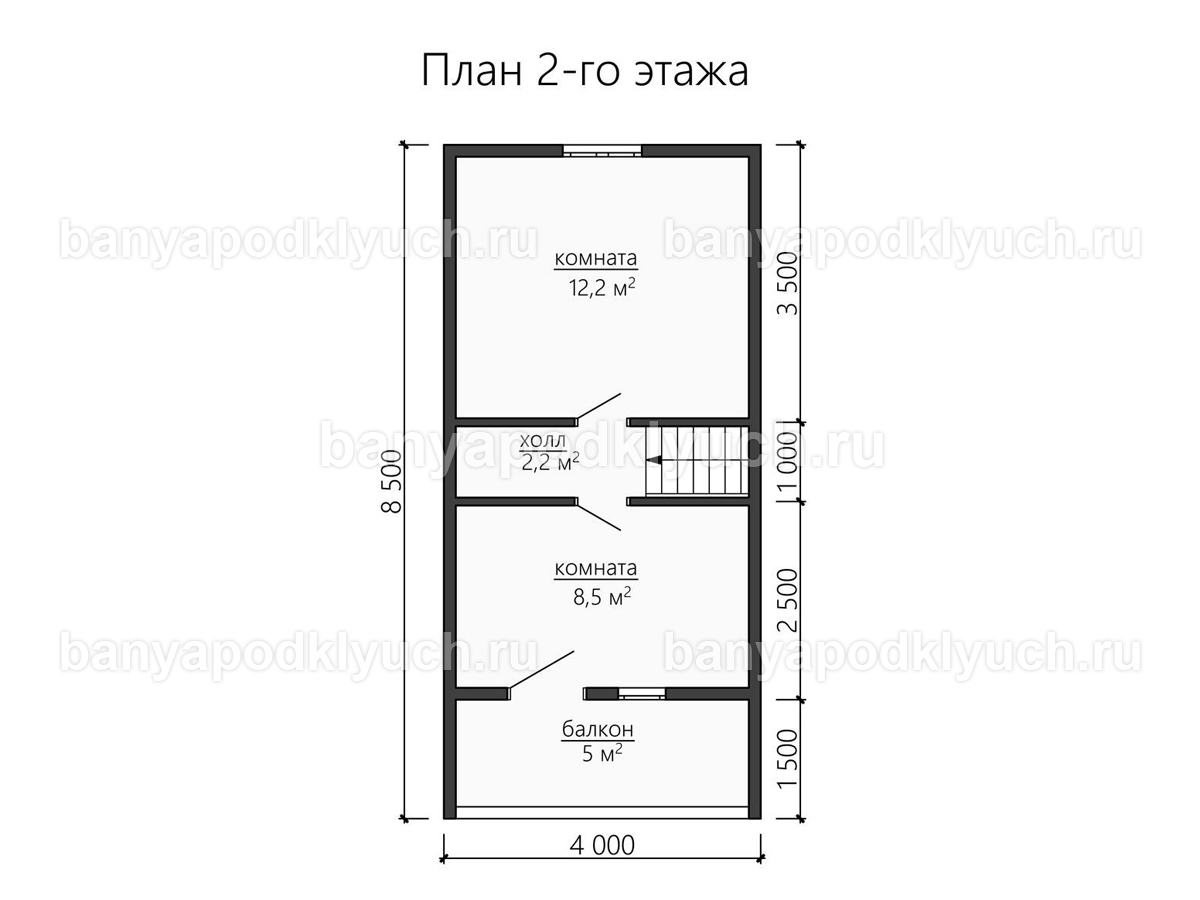 Каркасная баня 8,5x6 м Каркасная баня 8,5x6 м
