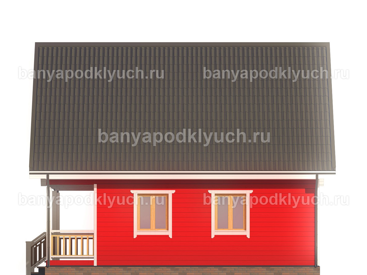 Каркасная баня 8,5x6 м Каркасная баня 8,5x6 м