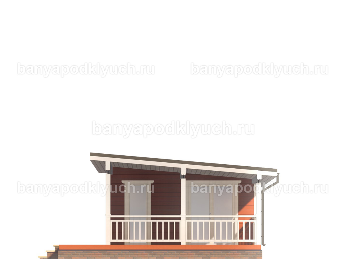 Каркасная баня 11x6.5 м Каркасная баня 11x6.5 м