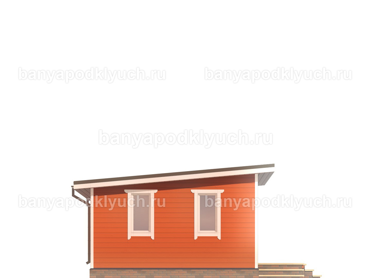 Каркасная баня 11x6.5 м Каркасная баня 11x6.5 м