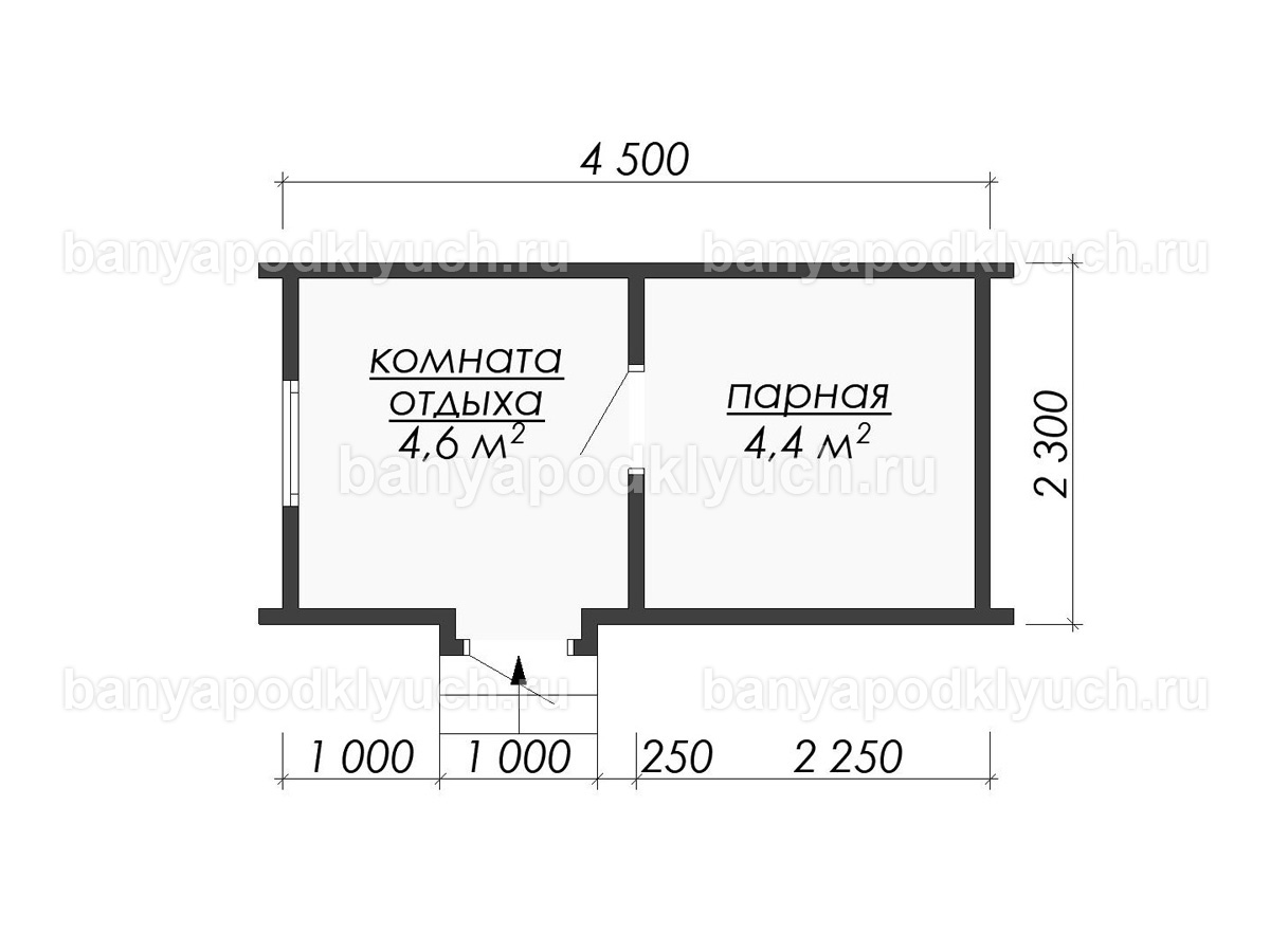 Баня-бочка 4.5x2.3 м Баня-бочка 4.5x2.3 м