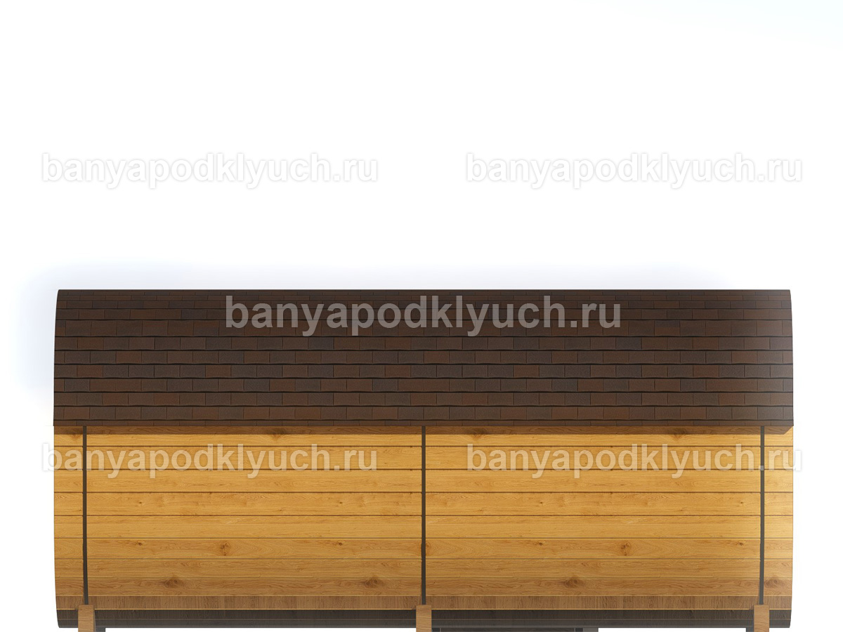 Баня-бочка 4.5x2.3 м Баня-бочка 4.5x2.3 м